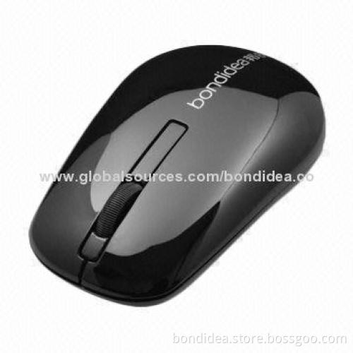 2.4GHz 3D Optical Mouse, 1,600dpi, Low-voltage, Human Technology Design